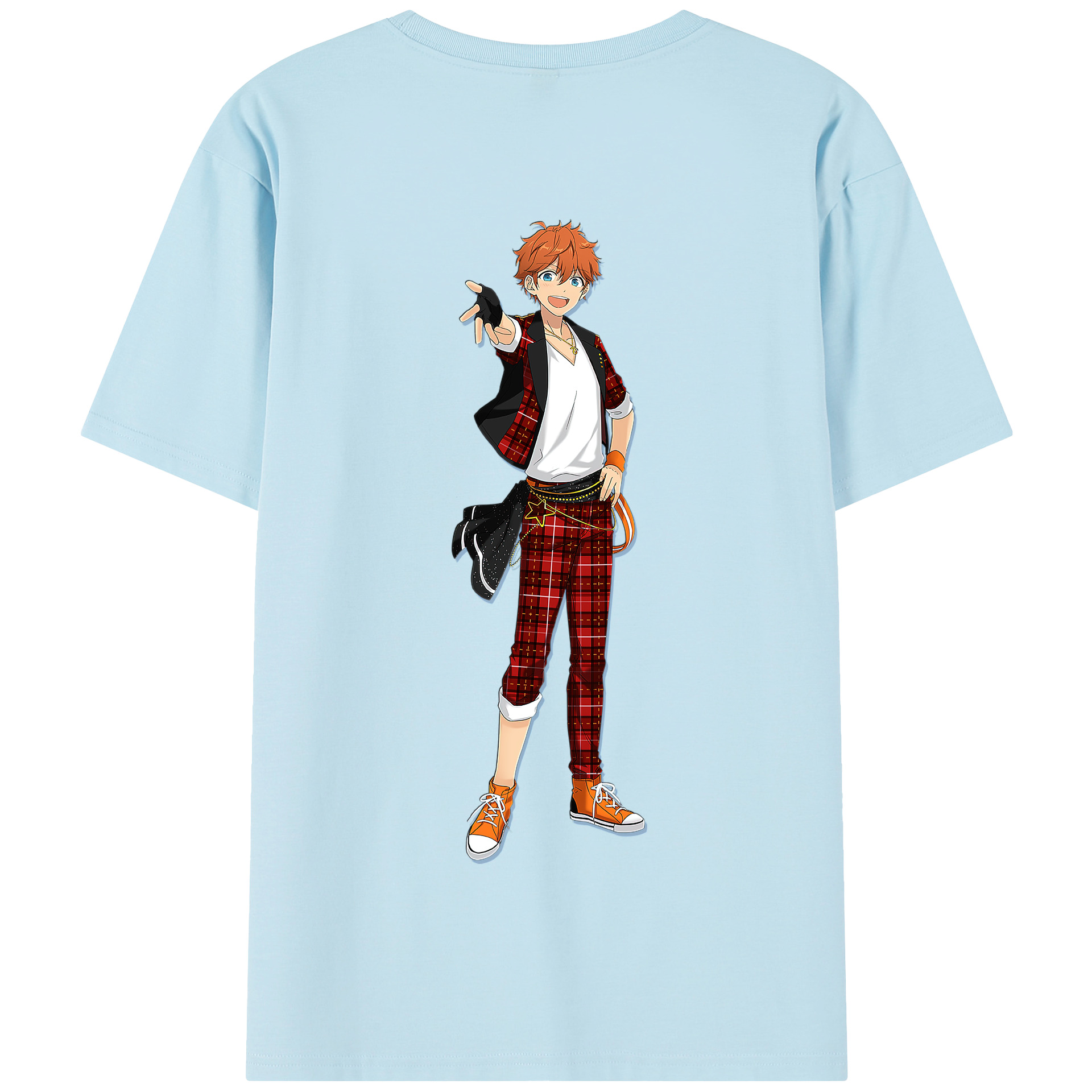 （画像用） あんさんぶるスターズ! Ensemble Stars 綿100％半袖Tシャツ（背面プリント）